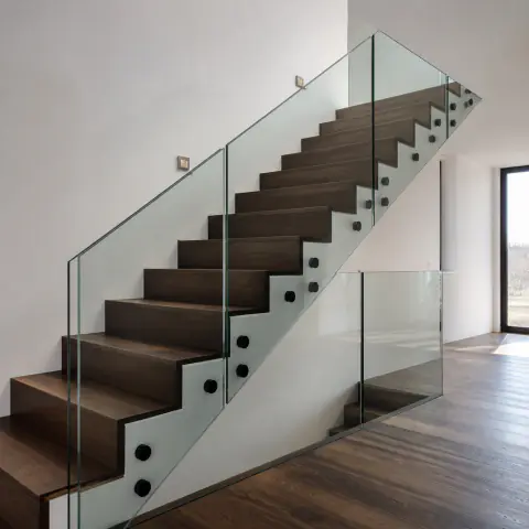 Glasgeländer Innentreppe
