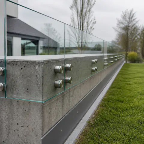 Glastrennung Terrasse