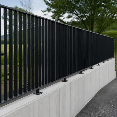 Flachstahl Terrassengeländer